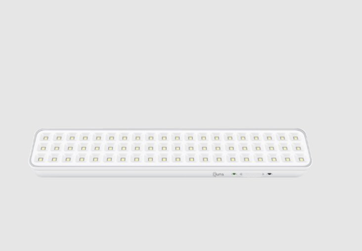 LUZ DE EMERGENCIA 60 LED SLIM ILUMA
